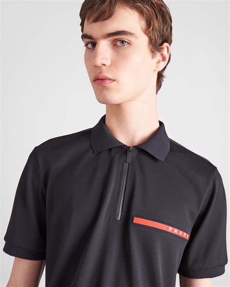 prada polo pique|Men's T.